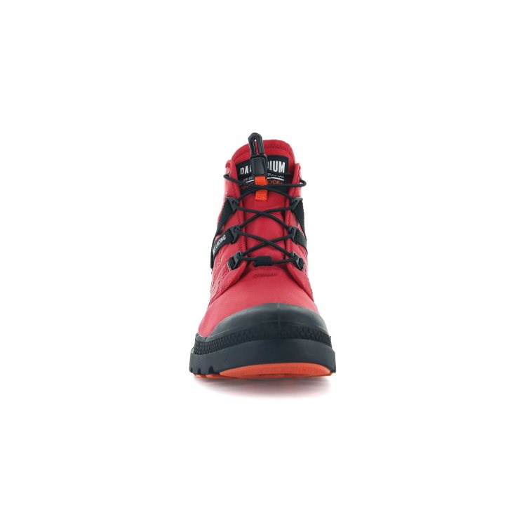 Palladium Pampa Travel Lite+ Waterproof Women's Boots Red | UK H741-WXH